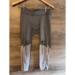 Nike Men’s Pro Hypercool 3/4 Length Tight pants Gray Size M leggings